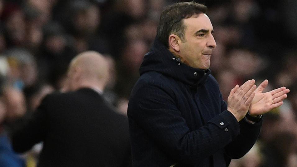 Swansea manager Carlos Carvalhal.